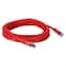 Add-On 25FT RJ-45 MALE TO RJ-45 MALE SHIELDED STRAIGHT RED CAT6 STP COPPER PV ADD-25FCAT6S-RD - alternate 4
